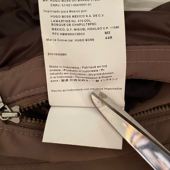 HUGO BOSS Men’s Bomber Jacket Sz 44R - Picture 10 of 12